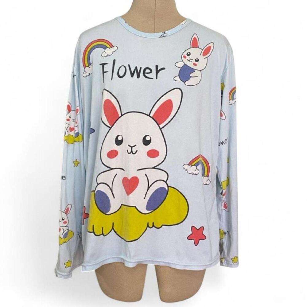 Bomy collection bunny rainbow graphic